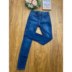 So Jeans Jeggings Dark Wash‎ SZ 1 Junior Mid Rise Skinny Stretch NWOT 28" Inseam